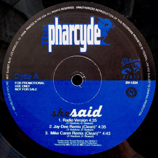 The Pharcyde - She Said (12") (Mint (M))