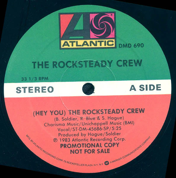 The Rock Steady Crew - (Hey You) The Rocksteady Crew (12") (Near Mint (NM or M-)) - Image 2