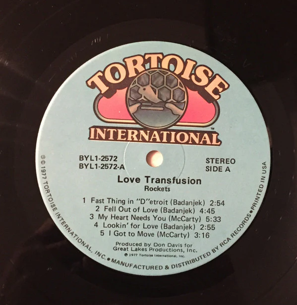 The Rockets - Love Transfusion (LP) (Near Mint (NM or M-)) - Image 5