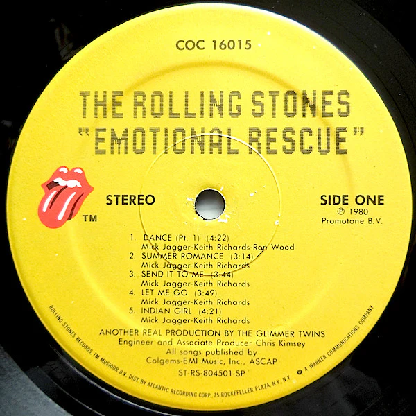 The Rolling Stones - Emotional Rescue (LP) (Mint (M)) - Image 3
