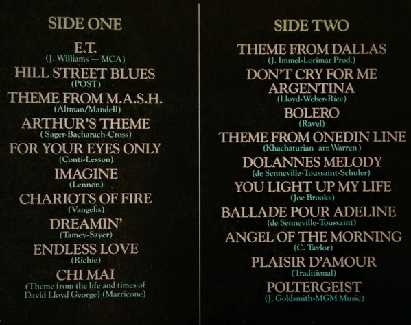 The Steve Gray Orchestra - Themes Volume One (LP) (Mint (M)) - Image 3