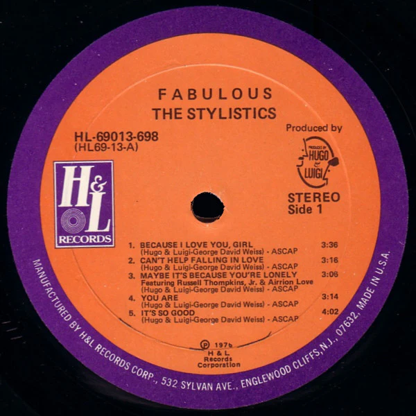 The Stylistics - Fabulous (LP) (Very Good Plus (VG+)) - Image 3