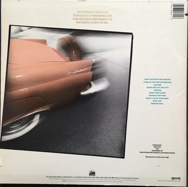 The System - Don't Disturb This Groove (LP) (Near Mint (NM or M-)) - Image 2