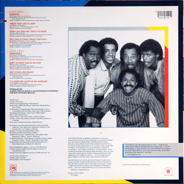 The Temptations - Truly For You (LP) (Mint (M)) - Image 2