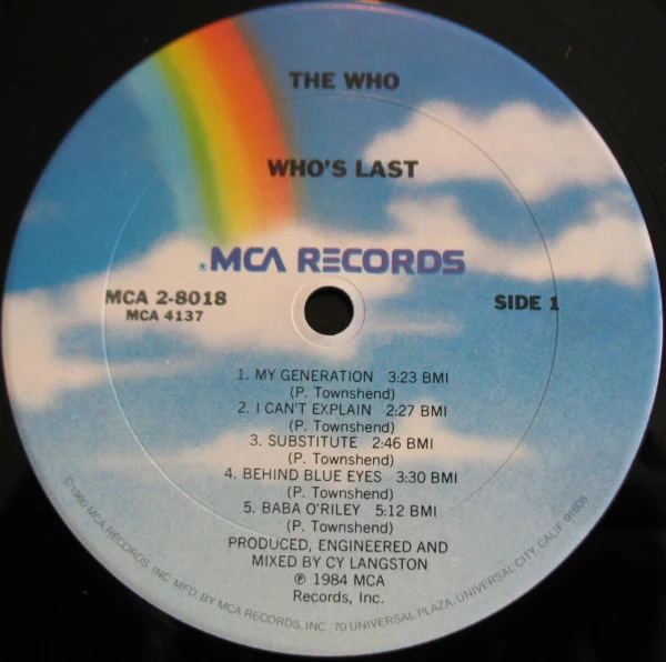 The Who - Who's Last (2xLP) (Near Mint (NM or M-)) - Image 3