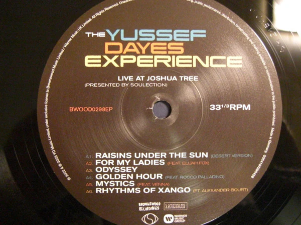 The Yussef Dayes Experience - Live At Joshua Tree (Presented By Soulection) (12") (Mint (M)) - Image 3