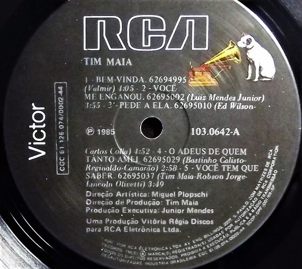 Tim Maia - Tim Maia (LP) (Near Mint (NM or M-)) - Image 3