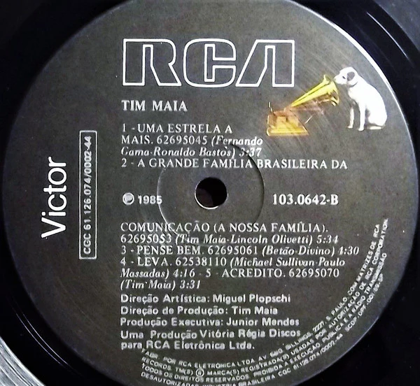 Tim Maia - Tim Maia (LP) (Near Mint (NM or M-)) - Image 4