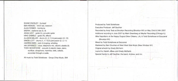 Todd Sickafoose - Tiny Resistors (CD) (Mint (M)) - Image 5