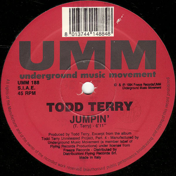 Todd Terry - Jumpin' (12") (Near Mint (NM or M-))