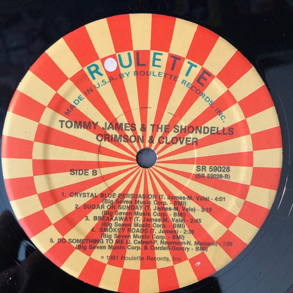 Tommy James & The Shondells - Crimson & Clover (LP) (Near Mint (NM or M-)) - Image 4