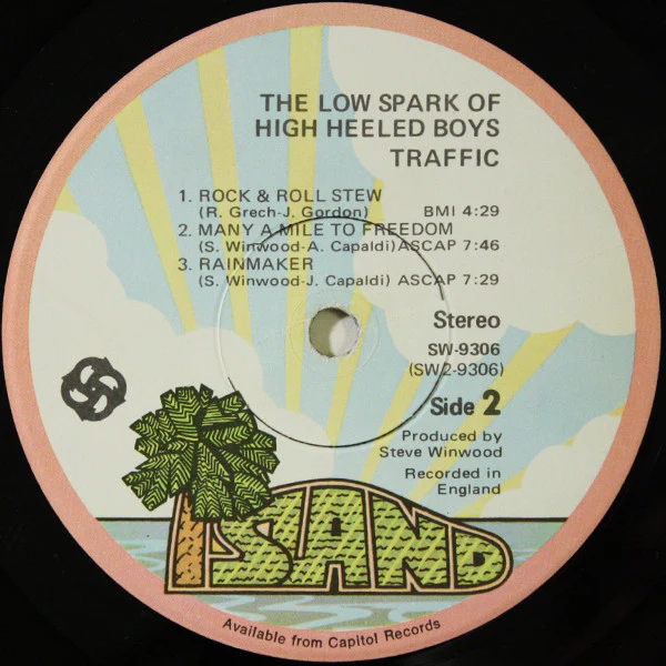 Traffic - The Low Spark Of High Heeled Boys (LP) (Very Good Plus (VG+)) - Image 4