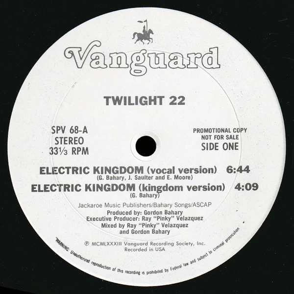 Twilight 22 - Electric Kingdom (12") (Very Good Plus (VG+))