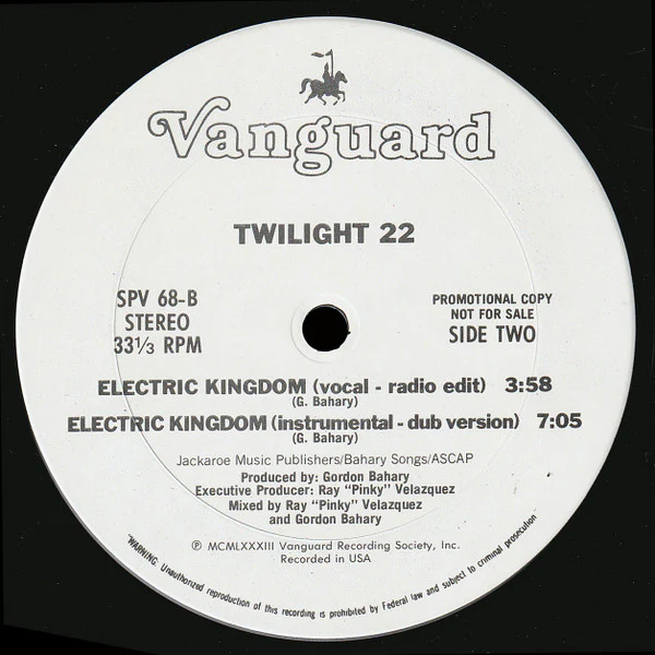 Twilight 22 - Electric Kingdom (12") (Very Good Plus (VG+)) - Image 2