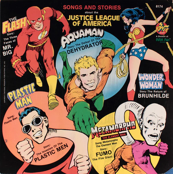 Unknown Artist - Songs And Stories About The Justice League Of America (LP) (Very Good Plus (VG+))