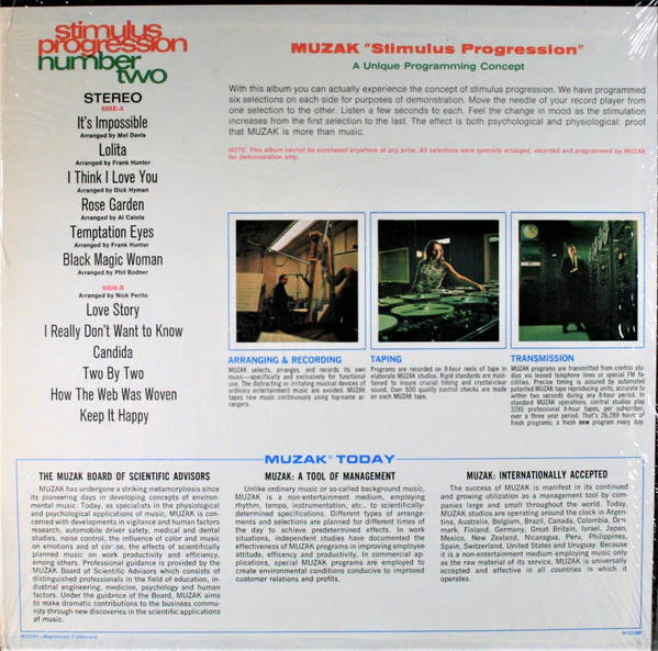 Unknown Artist - Stimulus Progression Number Two (LP) (Very Good Plus (VG+)) - Image 2