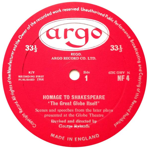 Various - Homage To Shakespeare (LP) (Mint (M)) - Image 2
