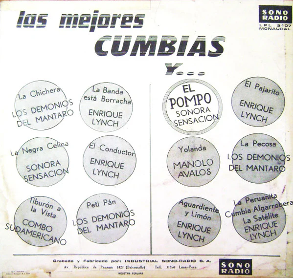 Various - Las Mejores Cumbias Y .... (LP) (Mint (M)) - Image 2