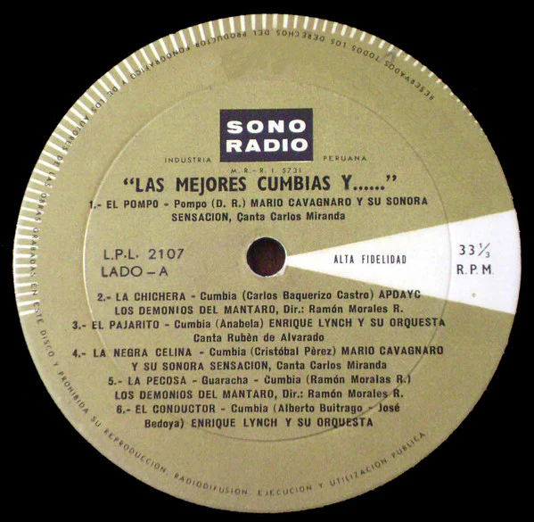 Various - Las Mejores Cumbias Y .... (LP) (Mint (M)) - Image 3