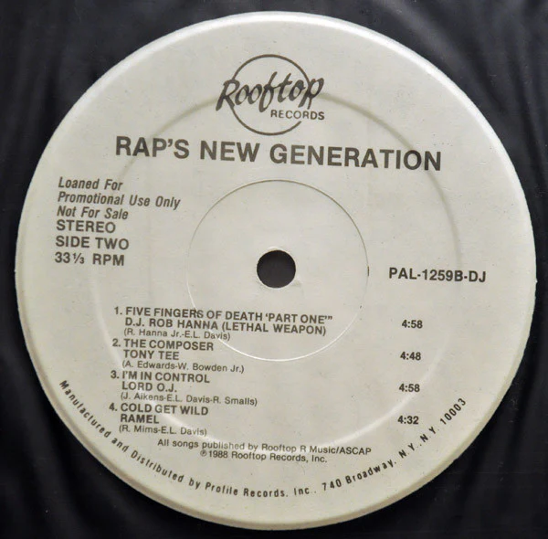 Various - Rap's New Generation (LP) (Near Mint (NM or M-)) - Image 5