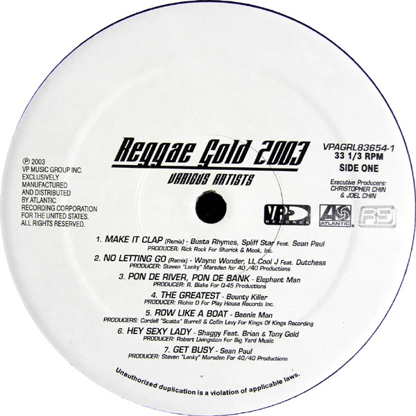 Various - Reggae Gold 2003 (LP) (Very Good Plus (VG+)) - Image 3