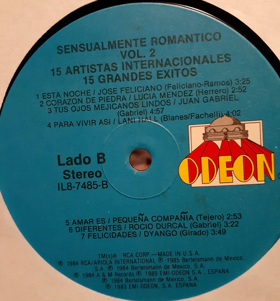Various - Sensualmente Romántico Vol. 2 (LP) (Very Good Plus (VG+)) - Image 4