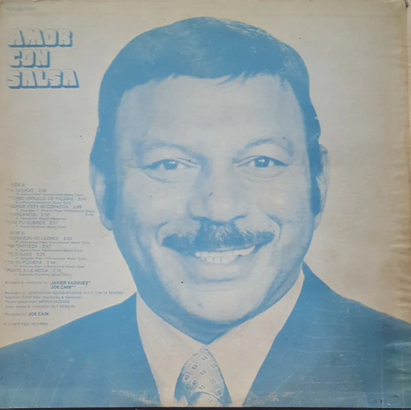 Vicentico Valdés - Amor Con Salsa (LP) (Mint (M)) - Image 2