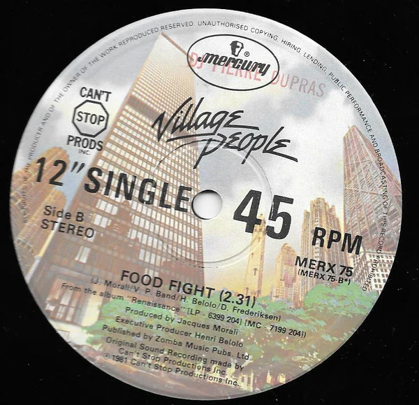 Village People - Do You Wanna Spend The Night (12") (Very Good Plus (VG+)) - Image 4