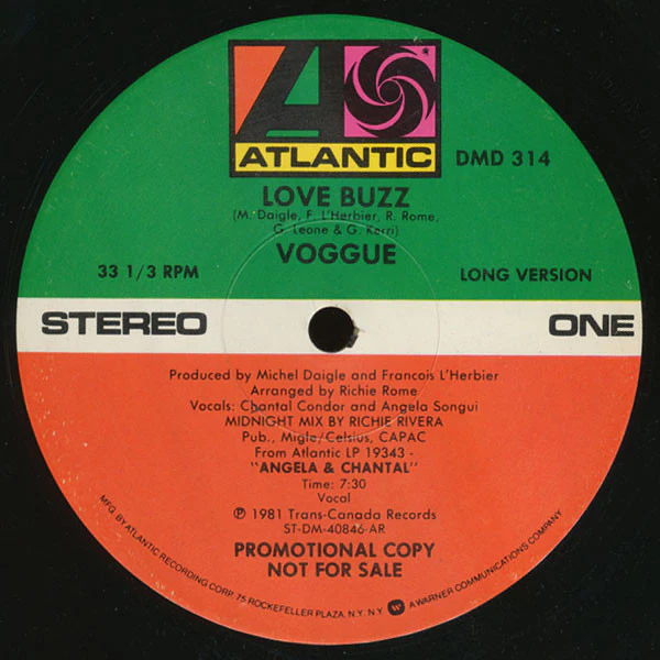 Voggue - Love Buzz (12") (Near Mint (NM or M-))