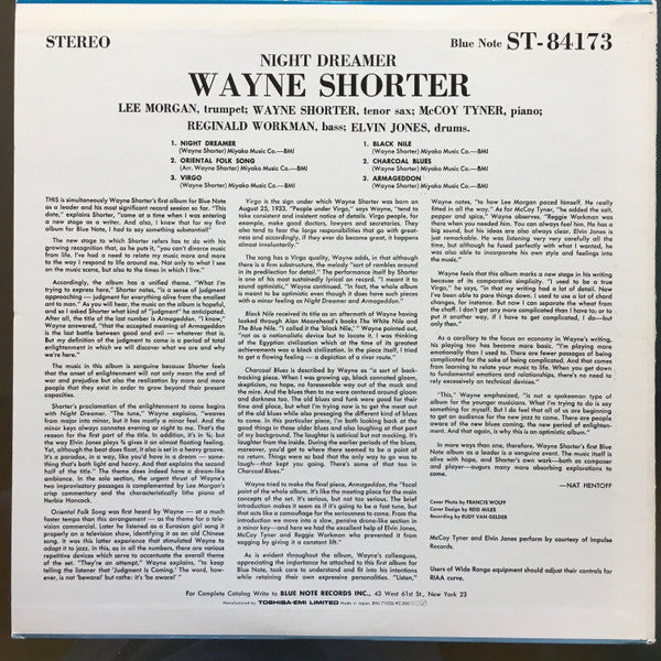 Wayne Shorter - Night Dreamer (LP) (Near Mint (NM or M-)) - Image 4