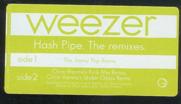 Weezer - Hash Pipe (The Remixes) (12") (Very Good Plus (VG+)) - Image 2