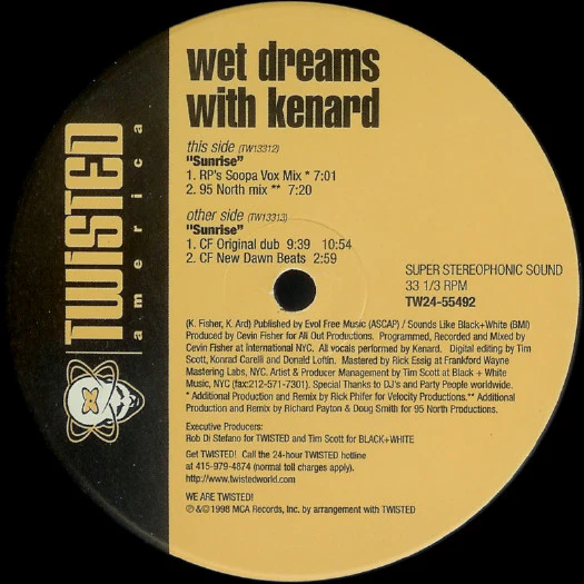 Wet Dreams With Kenard - Sunrise (2x12") (Very Good Plus (VG+)) - Image 4