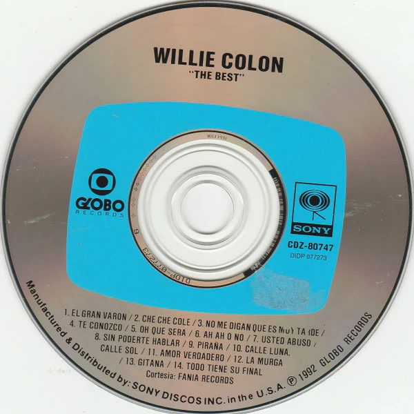 Willie Colón - The Best (CD) (Near Mint (NM or M-)) - Image 3