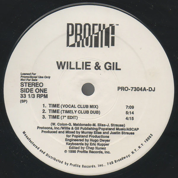Willie & Gil - Time (12") (Mint (M))