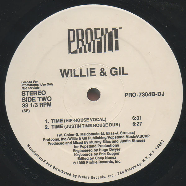 Willie & Gil - Time (12") (Mint (M)) - Image 2