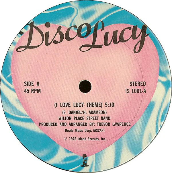 Wilton Place Street Band - Disco Lucy (I Love Lucy Theme) (12") (Very Good Plus (VG+)) - Image 3