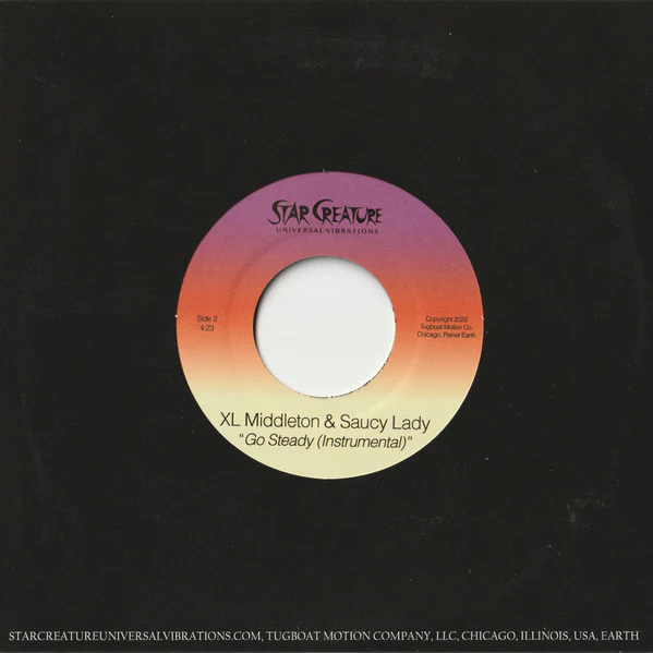 XL Middleton & Saucy Lady - Go Steady (7") (Mint (M)) - Image 2