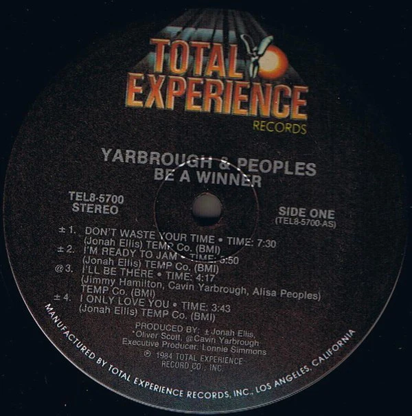 Yarbrough & Peoples - Be A Winner (LP) (Mint (M)) - Image 2