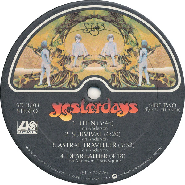 Yes - Yesterdays (LP) (Very Good Plus (VG+)) - Image 4