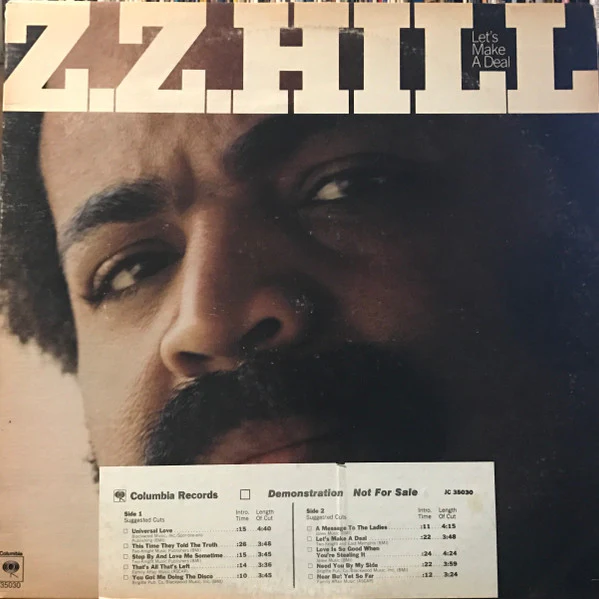 Z.Z. Hill - Let's Make A Deal (LP) (Near Mint (NM or M-))