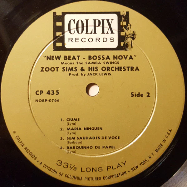 Zoot Sims And His Orchestra - New Beat Bossa Nova Means The Samba Swings (LP) (Very Good Plus (VG+)) - Image 4