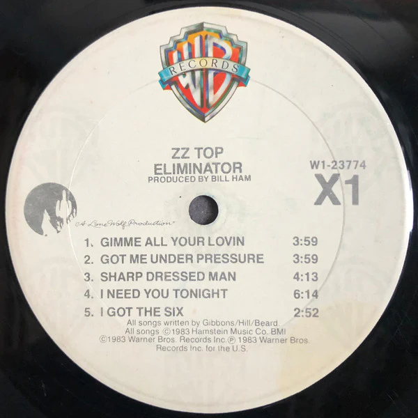 ZZ Top - Eliminator (LP) (Near Mint (NM or M-)) - Image 3